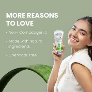 Lotus Herbals Whiteglow 3 In 1 Deep Cleaning Skin Whitening Facial Foam | Chemical Free | With Milk Enzymes & Aloe Vera Gel | For All Skin Types | 50g