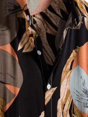 Leriya Fashion Men's Printed Regular Fit Shirt