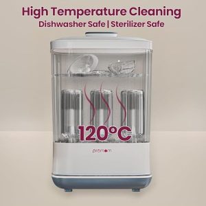 Promom Wearable Electric Breast Pump for Feeding Mothers, Automatic Hands-Free Pumping Machine with 3 Modes & 8 Suction Levels, Portable & Cordless with USB Charging, FDA Approved, Patented Diaphragm Case Technology, Best-In Class Suction-450MmHg/60KPA, Smart LED Display, 160ml BPA-Free Milk Cup, Quiet & Compact (1 Year Warranty) - Pack of 1