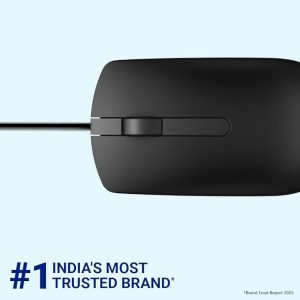 Dell MS116 Wired Optical Mouse, 1000DPI, LED Tracking, Scrolling Wheel, Plug and Play