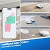 ECOVACS DEEBOT N20 PRO Robotic Vacuum Cleaner, 2024 New Launch, 8000Pa Strongest Suction Robot Cleaner, Anti-Hair Tangle, Deep Sweeping and Vibrating Mopping, 5200mAh Battery DEEBOT N20 PRO