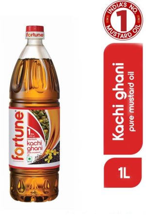 FORTUNE Premium kachi ghani pure Mustard Oil PET Bottle (1 L)