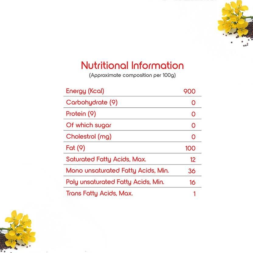 FORTUNE Premium kachi ghani pure Mustard Oil PET Bottle (1 L)