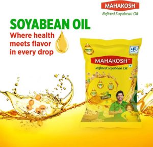 Mahakosh Refined Soyabean Oil Pouch (750 g)