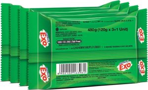 Exo Dishwash Bar  (Buy 3 Get 1 (120g Each) Free)  (3 x 160 g)
