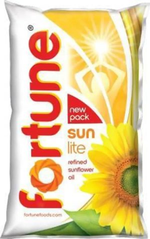 FORTUNE SUNFLOWER OIL Sunflower Oil Pouch  (1 L)