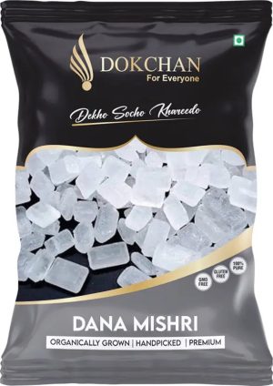 DOKCHAN Pure White Rock Sugar (Dana Mishri) Sugar Sugar  (400 g)