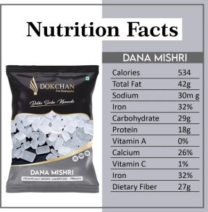 DOKCHAN Pure White Rock Sugar (Dana Mishri) Sugar Sugar  (400 g)