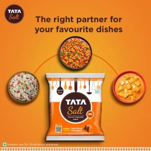 Tata Salt Free Flowing and Iodised Namak, Vacuum Evaporated Iodized Salt  (1 kg)